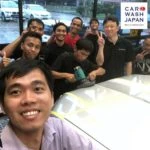 ブルネイ店にて技術研修  technical advice to newcomers